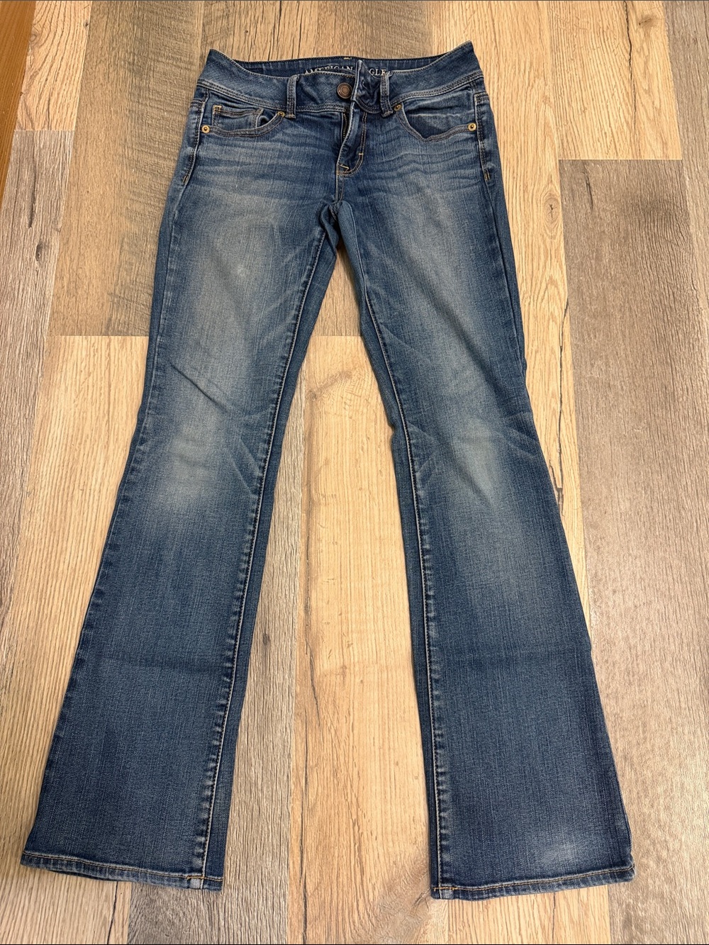 American Eagle Outfitters Women's Kick Boot Super Stretch Bootcut Jeans
